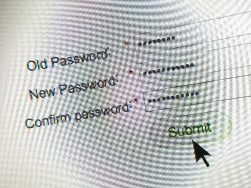 changing the password for password protection